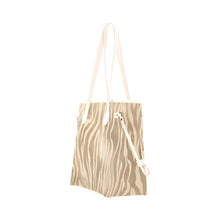 Load image into Gallery viewer, Zebra Clover Canvas Tote Bag (Model 1661)
