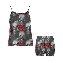 Load image into Gallery viewer, vampire romance Women's Spaghetti Strap Short Pajama Set