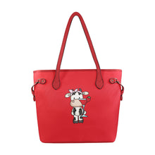 Load image into Gallery viewer, Moozer Clover Canvas Tote Bag (Model 1661)