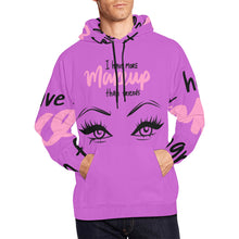 Load image into Gallery viewer, Makeup All Over Print Hoodie for Unisex (USA Size) (Model H13)