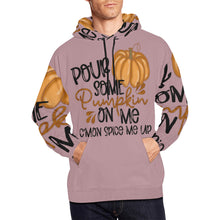 Load image into Gallery viewer, PourSomePumpkinOnMe All Over Print Hoodie for unisex (USA Size) (Model H13)