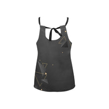 Load image into Gallery viewer, Triangles Loose Fit Halter Neck Top (Model T68)