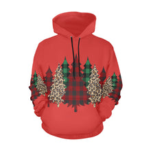 Load image into Gallery viewer, Christmas trees 2 All Over Print Hoodie for  Unisex (USA Size) (Model H13)