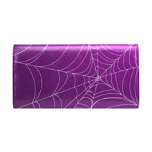 Load image into Gallery viewer, Spider Webs Women's Flap Wallet (Model 1707)