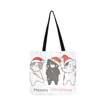 Load image into Gallery viewer, Meowy Christmas Reusable Shopping Bag Model 1660 (Two sides)