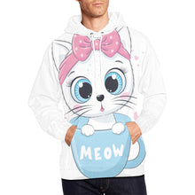 Load image into Gallery viewer, Meow All Over Print Hoodie for Unisex (USA Size) (Model H13)