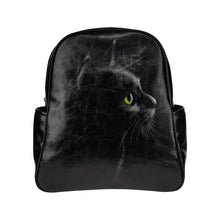 Load image into Gallery viewer, Black Cat Multi-Pockets Backpack (Model 1636)