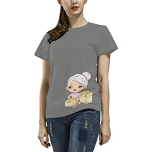 Load image into Gallery viewer, Packaging All Over Print T-Shirt for Women (USA Size) (Model T40)