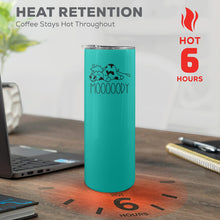Load image into Gallery viewer, Moody Cow 20oz Tall Skinny Tumbler with Lid and Straw