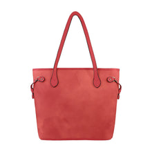 Load image into Gallery viewer, Worn Red Clover Canvas Tote Bag (Model 1661)