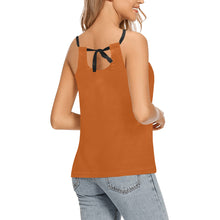 Load image into Gallery viewer, Sweet Orange Loose Fit Halter Neck Top (Model T68)