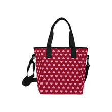 Load image into Gallery viewer, Hearts Tote Bag with Shoulder Strap (Model 1724)