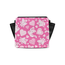 Load image into Gallery viewer, Pink Cat Bag Satchel Bag (Model 1635)