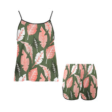Load image into Gallery viewer, Florals Women's Spaghetti Strap Short Pajama Set