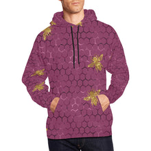Load image into Gallery viewer, BZZZ x2 All Over Print Hoodie for Unisex (USA Size) (Model H13)
