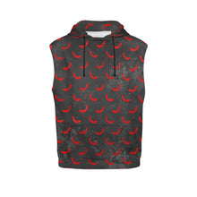 Load image into Gallery viewer, Vampire romance All Over Print Sleeveless Hoodie for unisex (Model H15)