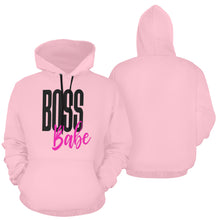 Load image into Gallery viewer, BossBabe All Over Print Hoodie for Unisex (USA Size) (Model H13)