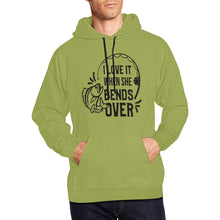Load image into Gallery viewer, I love it when she bends over All Over Print Hoodie for unisex (USA Size) (Model H13)