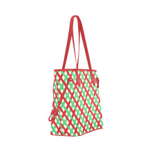 Load image into Gallery viewer, Red & Green Clover Canvas Tote Bag (Model 1661)