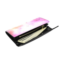 Load image into Gallery viewer, Pink galaxy Women's Flap Wallet (Model 1707)