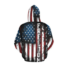 Load image into Gallery viewer, Freedom All Over Print Hoodie for unisex (USA Size) (Model H13)