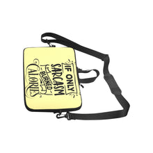 Load image into Gallery viewer, If only sarcasm burned Laptop Handbags 15"