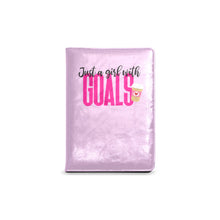 Load image into Gallery viewer, Just A Girl with goals Custom NoteBook A5