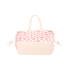 Load image into Gallery viewer, Hearts Pink Clover Canvas Tote Bag (Model 1661)
