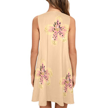 Load image into Gallery viewer, Florals Sleeveless A-Line Pocket Dress (Model D57)