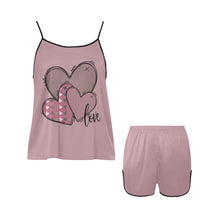 Load image into Gallery viewer, LOVEPurpHeart Women's Spaghetti Strap Short Pajama Set