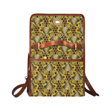 Load image into Gallery viewer, Hive Waterproof Canvas Bag-Brown (All Over Print) (Model 1641)