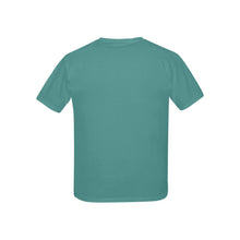 Load image into Gallery viewer, BLACK CAT ( Kids ) Kids' Mesh Cloth T-Shirt with Solid Color Neck (Model T40)