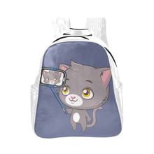Load image into Gallery viewer, Kitty Selfie Backpack 2 Multi-Pockets Backpack (Model 1636)