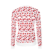 Load image into Gallery viewer, Hearts Women's All Over Print V-Neck Sweater (Model H48)