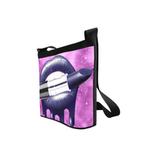 Load image into Gallery viewer, purple lip version Crossbody Bags (Model 1613)