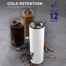 Load image into Gallery viewer, Kitty 20oz Tall Skinny Tumbler with Lid and Straw