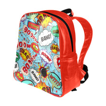 Load image into Gallery viewer, Comic Backpack Multi-Pockets Backpack (Model 1636)