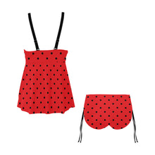 Load image into Gallery viewer, Watermelon Chest Drawstring Swim Dress (Model S30)