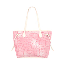Load image into Gallery viewer, Pink Clover Canvas Tote Bag (Model 1661)