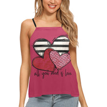 Load image into Gallery viewer, AllYouNeedIsLoveHearts Loose Fit Halter Neck Top (Model T68)