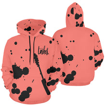 Load image into Gallery viewer, Lashes First All Over Print Hoodie for unisex (USA Size) (Model H13)