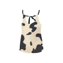 Load image into Gallery viewer, Cow Print Loose Fit Halter Neck Top (Model T68)