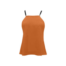 Load image into Gallery viewer, Sweet Orange Loose Fit Halter Neck Top (Model T68)