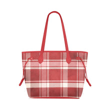 Load image into Gallery viewer, Red Plaid Fun 2 Clover Canvas Tote Bag (Model 1661)