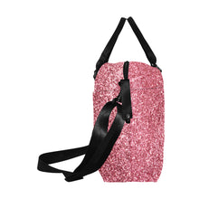 Load image into Gallery viewer, Pink Sparkle Large Capacity Duffle Bag (Model 1715)