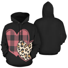 Load image into Gallery viewer, Two Hearts 2 All Over Print Hoodie for  unisex  (USA Size) (Model H13)