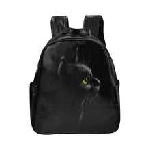Load image into Gallery viewer, Black Cat Multi-Pockets Backpack (Model 1636)