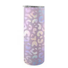 Load image into Gallery viewer, Animal iridescent 20oz Tall Skinny Tumbler with Lid and Straw