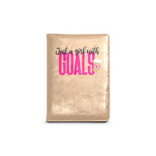 Load image into Gallery viewer, Just a girl with goals Custom NoteBook A5
