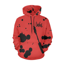 Load image into Gallery viewer, Lashes First All Over Print Hoodie for unisex (USA Size) (Model H13)